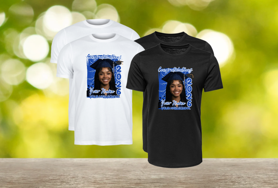 Custom Center Graduation T-Shirt